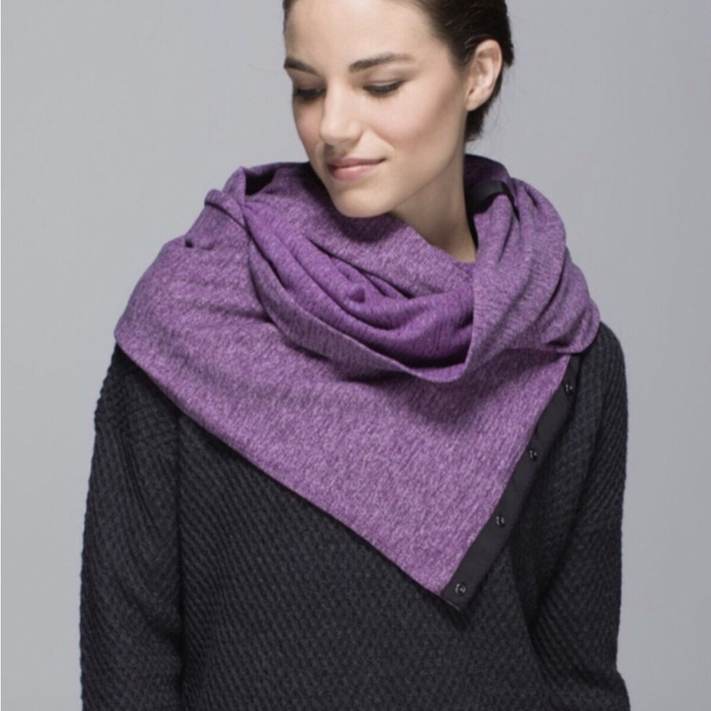 Ultraviolet purple vinyasa lululemon athletica wrap scarf